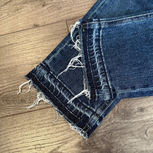 Distressed Rag & Bone Dre Women's Blue Denim Jeans - Size 28x30 - Picture 4 of 9